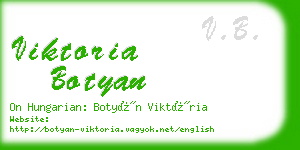 viktoria botyan business card